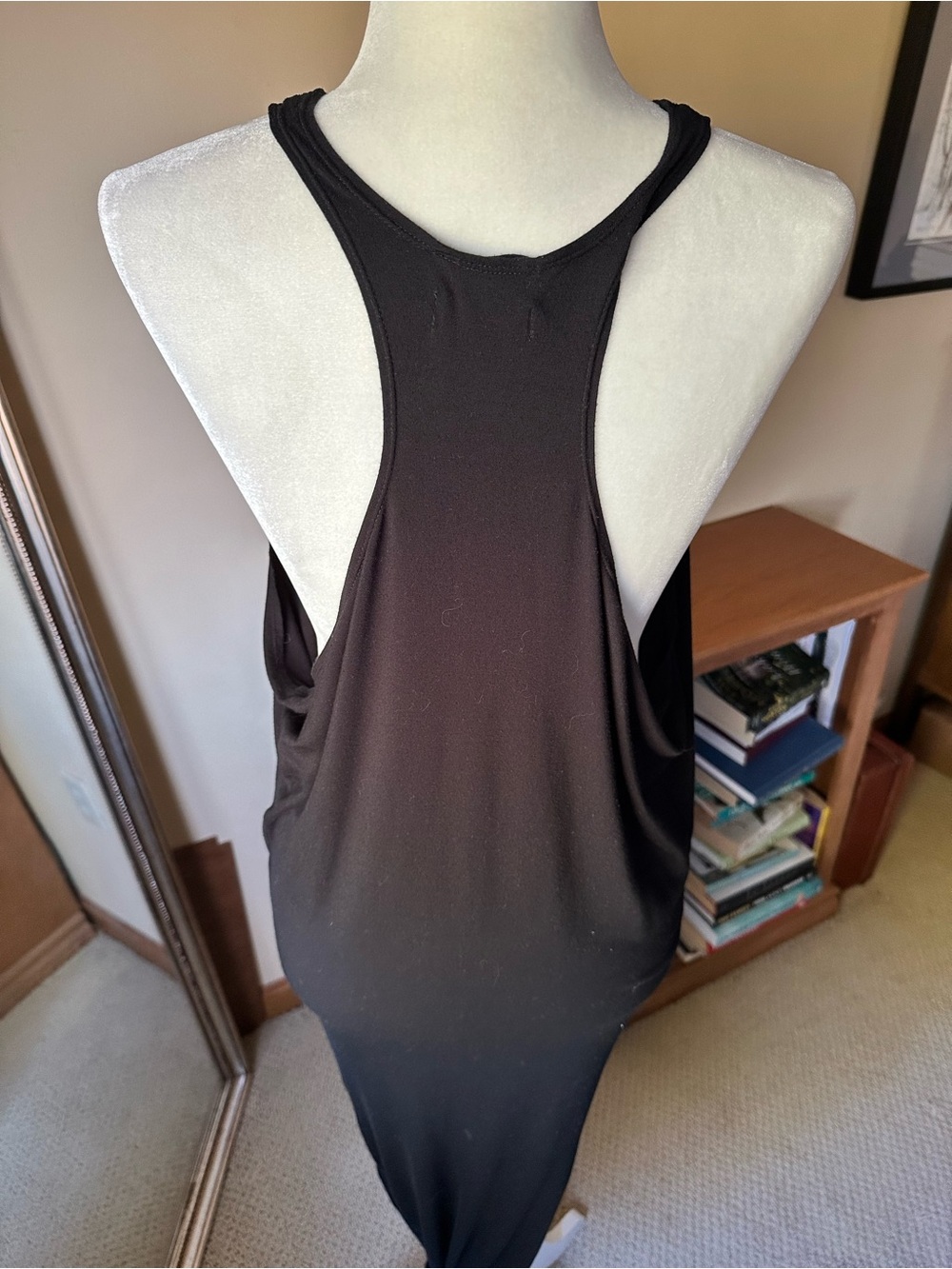 Mikoh Mavericks Black Maxi Dress Coverup Racerback Sz 1/Sm - Picture 6 of 13